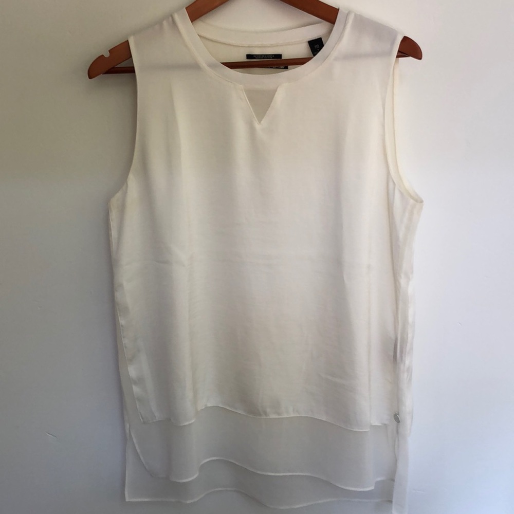 Scotch & Soda off white sleeveless top